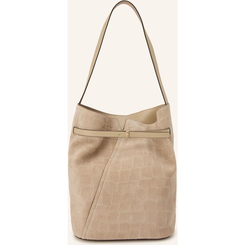 Boss Schultertache Revers Buck beige