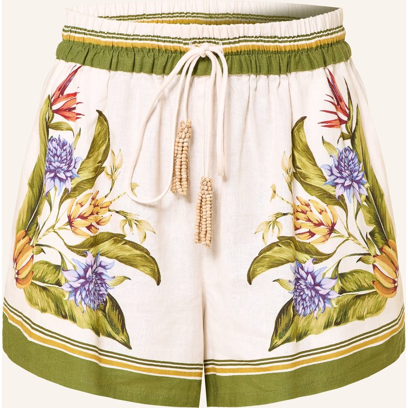 Farm Rio Shorts Mit Leinen gruen