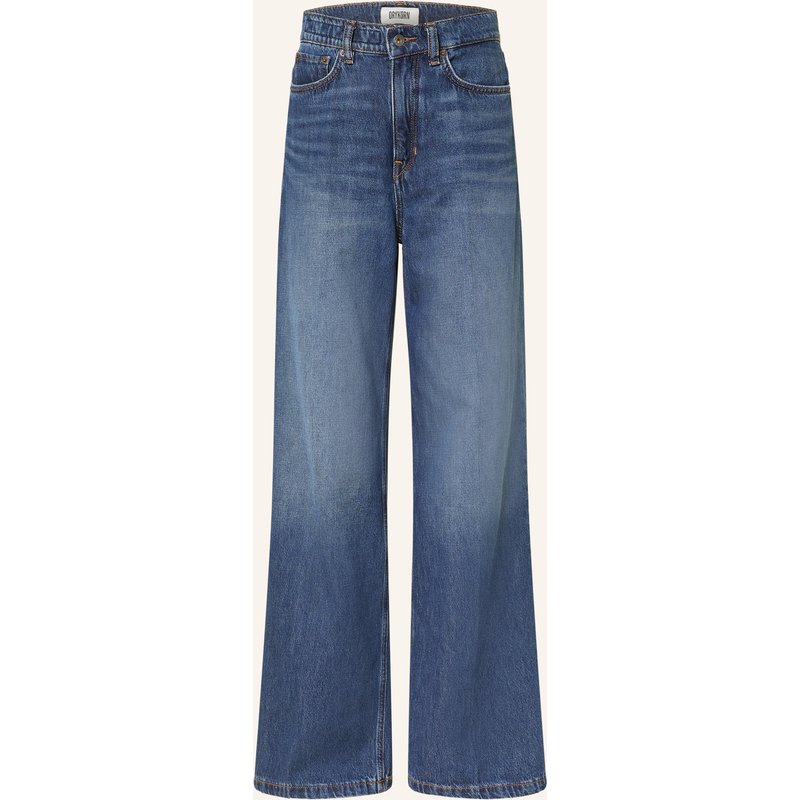 Drykorn Wide Leg Jeans Sear blau