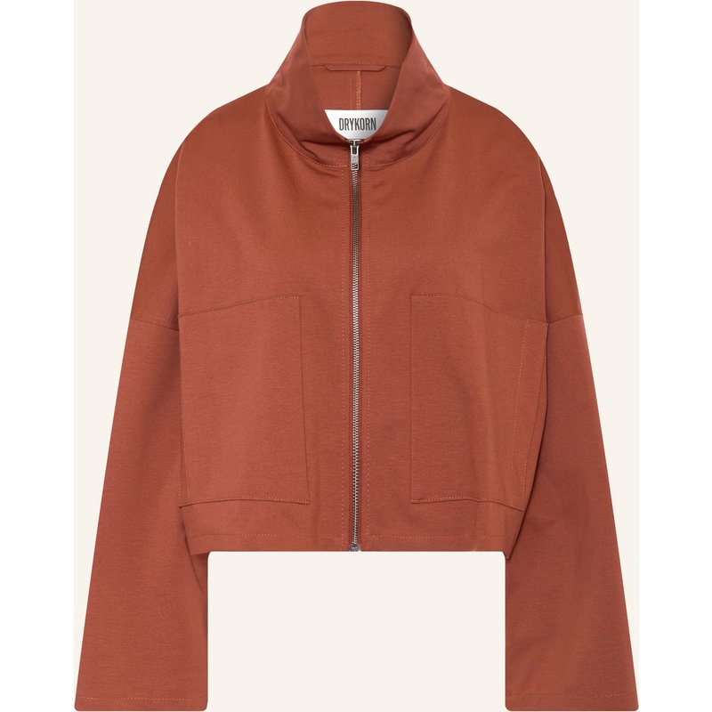 Drykorn Kastenjacke Elstow Aus Jersey braun