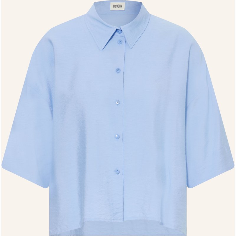 Drykorn Hemdbluse Yarika blau
