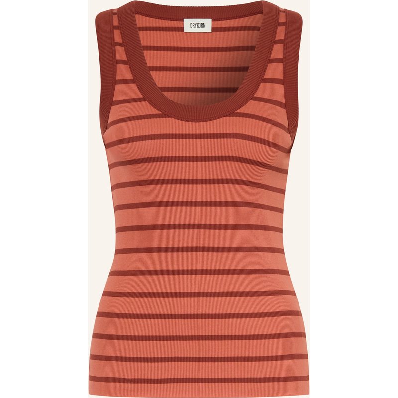 Drykorn Top Tavira orange