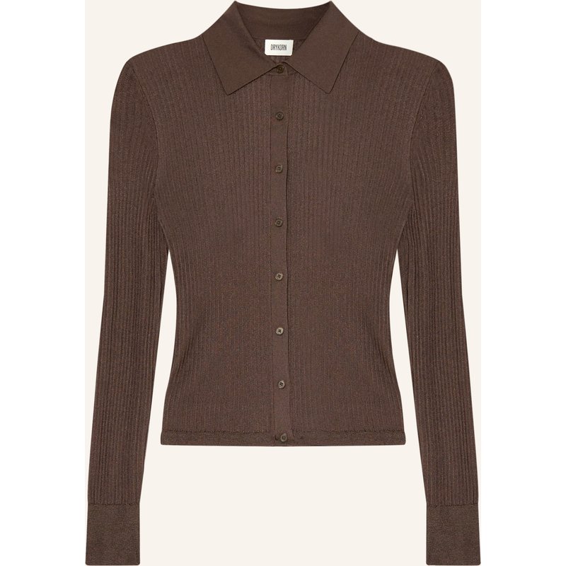 Drykorn Strickjacke Arhanya braun