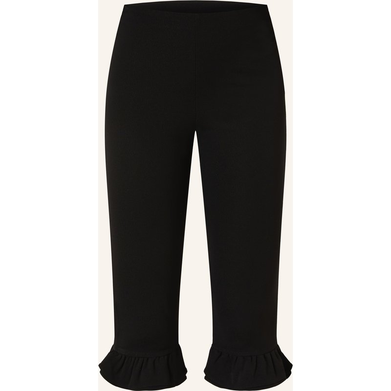 Jacquemus Leggings Le Bermuda Playa Mit Rüschen schwarz