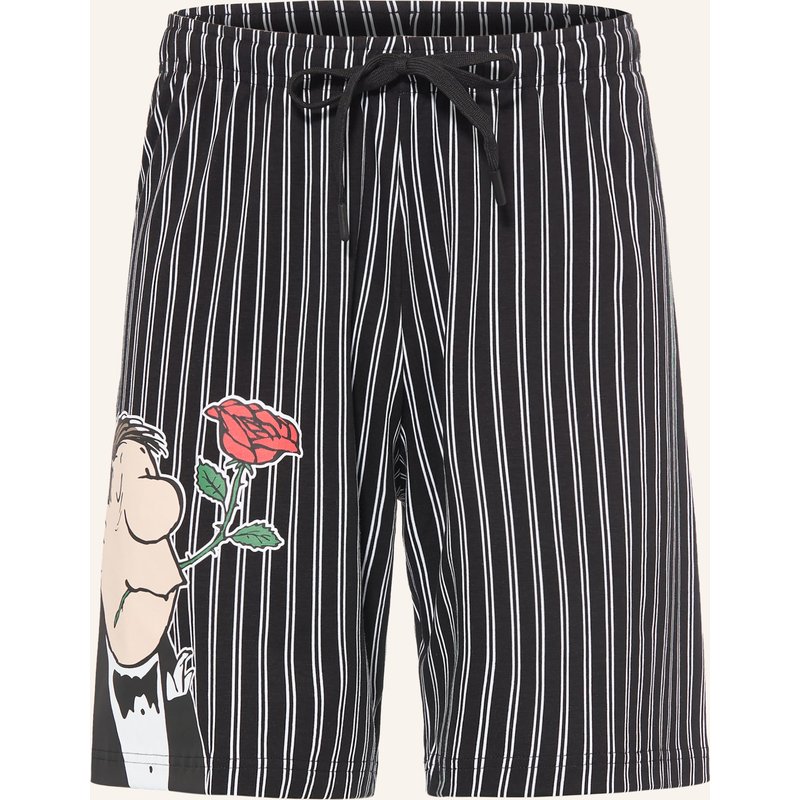 Mey Schlafshorts Mey × Loriot schwarz