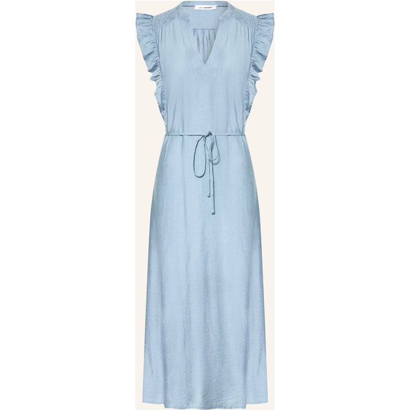 Co'couture Kleid Heracc Mit Rüschen blau