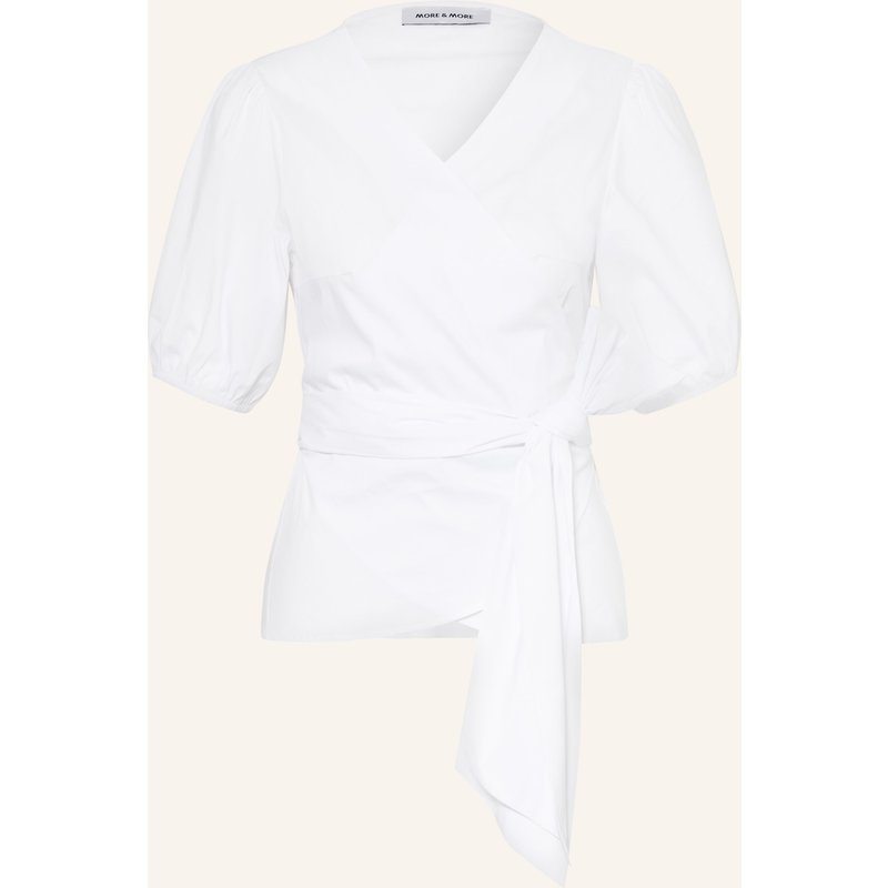 More & More Wickelbluse weiss