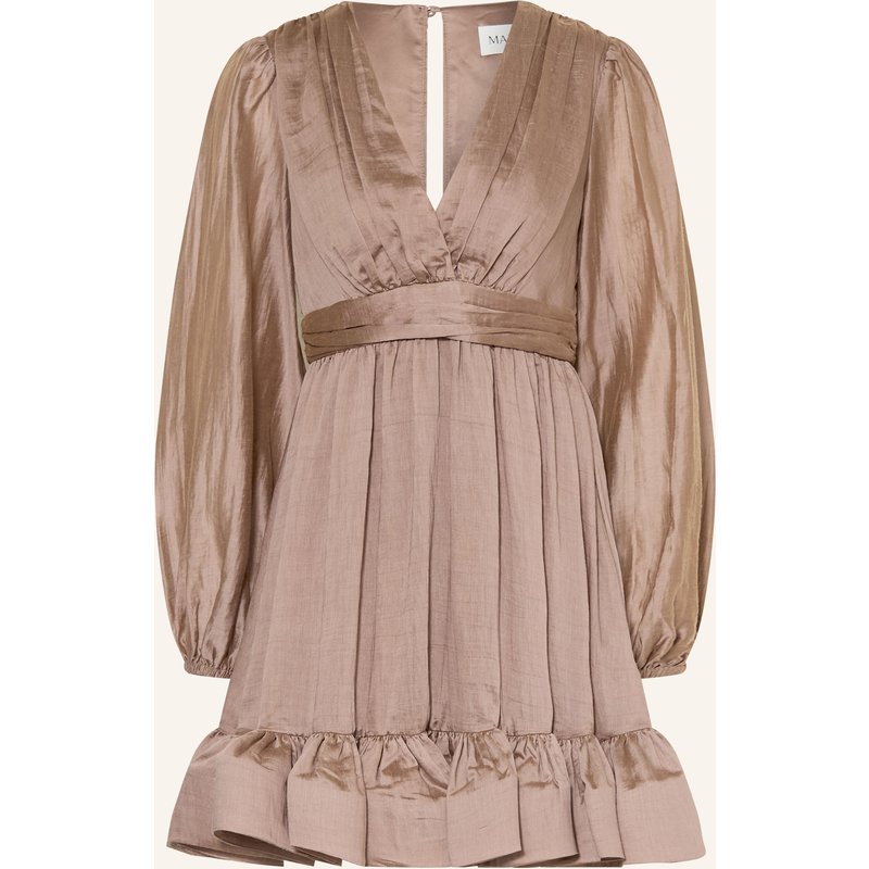 Malina Cocktailkleid Jadie Mit Rüschen braun