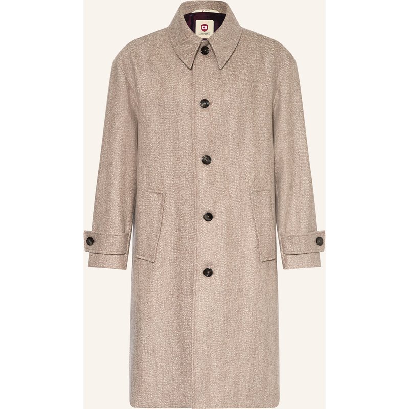 Cg - Club Of Gents Wollmantel Milo beige