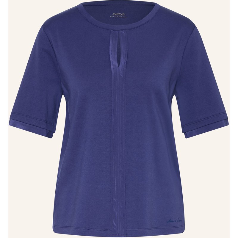 Marc Cain T-Shirt Mit Cut-Out blau