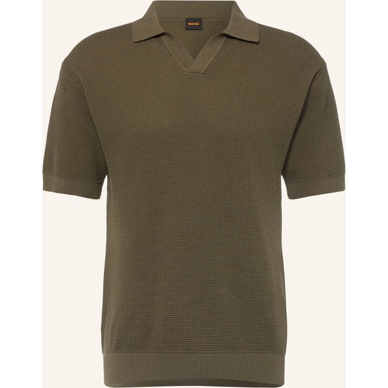 Boss Piqué-Poloshirt Kocello gruen