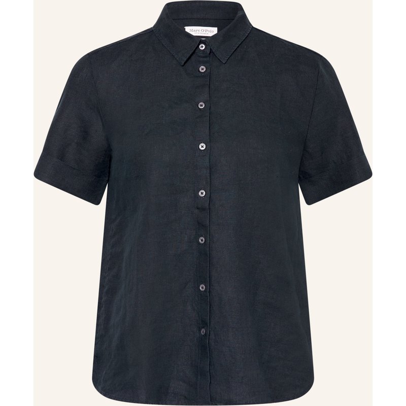 Marc O'polo Hemdbluse Aus Leinen blau