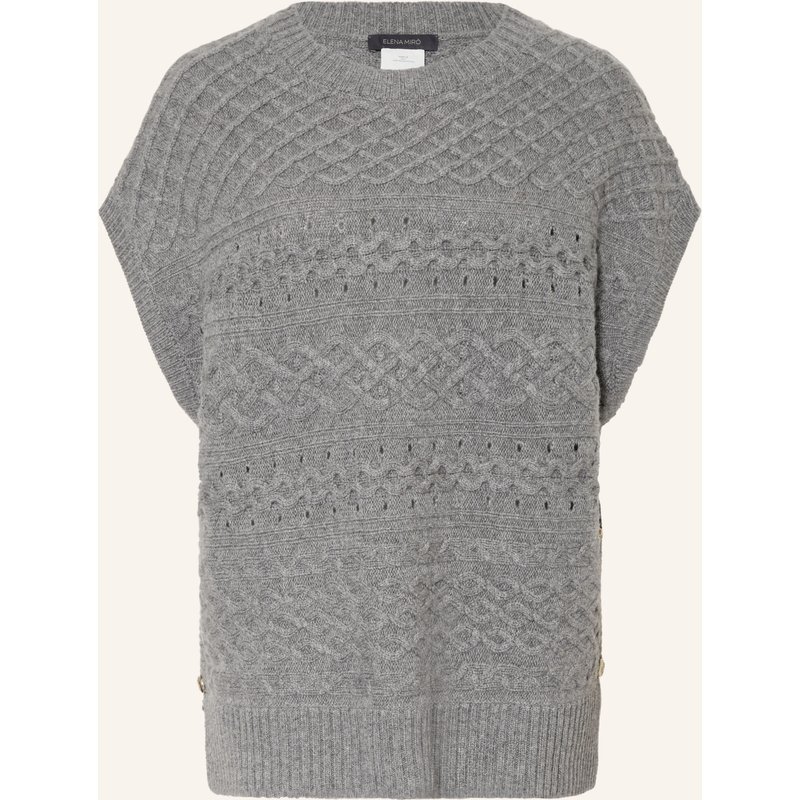 Elena Miro Strickshirt grau