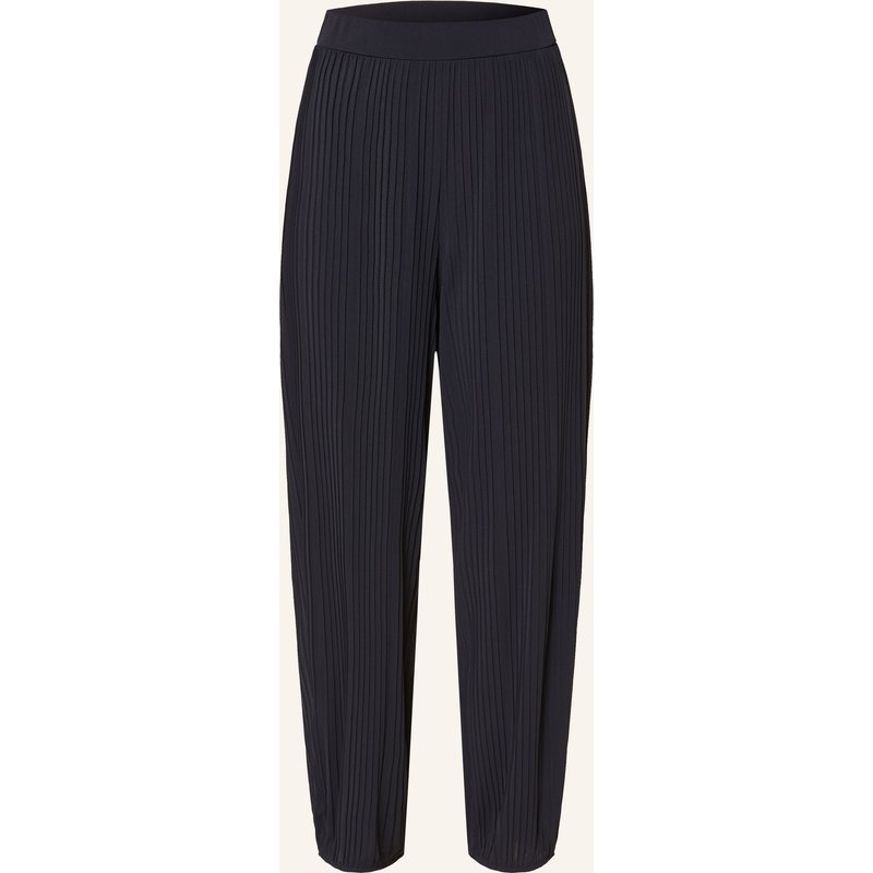 Mm By Max Mara Jersey-Culotte Bikini Mit Plissees blau