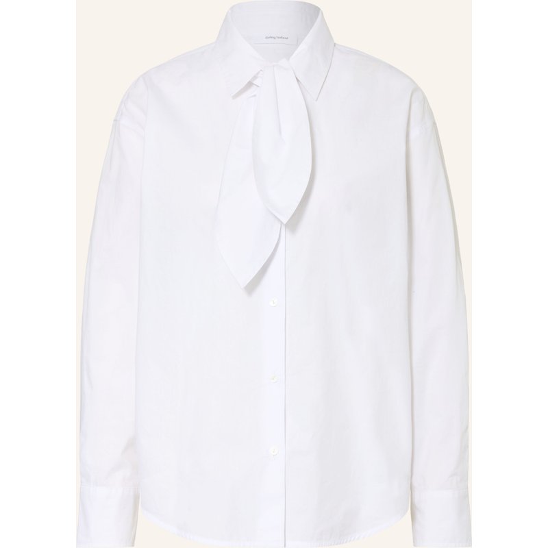 Darling Harbour Hemdbluse Mit Abnehmbarer Schluppe weiss