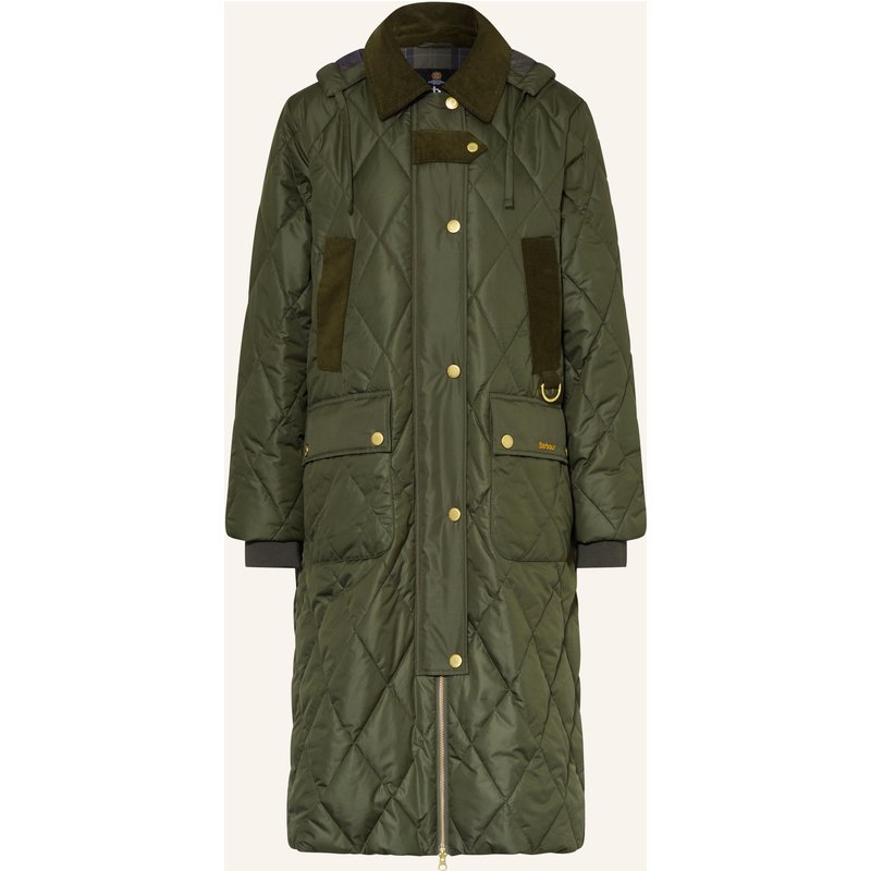 Barbour Steppmantel Rudson Im Materialmix gruen