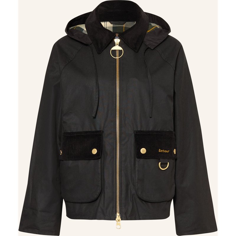 Barbour Jacke Carville Mit Abnehmbarer Kapuze schwarz