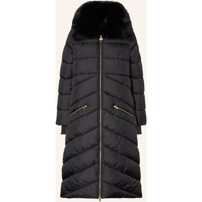 Barbour International Steppmantel Longline Cyrus schwarz