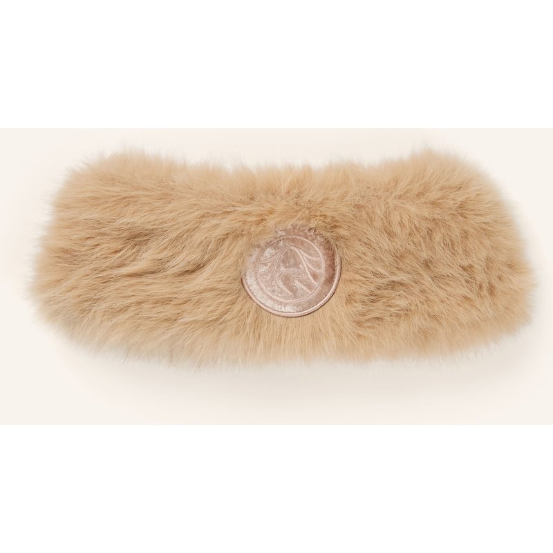 Sportalm Stirnband Aus Kunstpelz beige