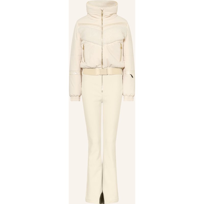 Sportalm Ski-Overall Mit Kunstfell weiss