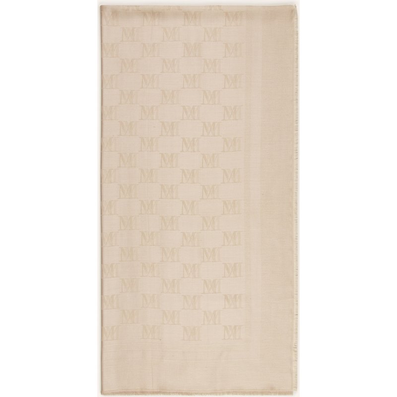Max Mara Schal Gelato Mit Seide beige