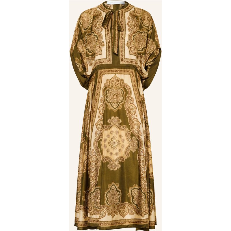 Zimmermann Seidenkleid Mahon gruen