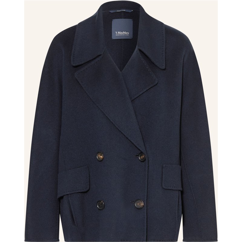 S Max Mara Cabanjacke Adele blau