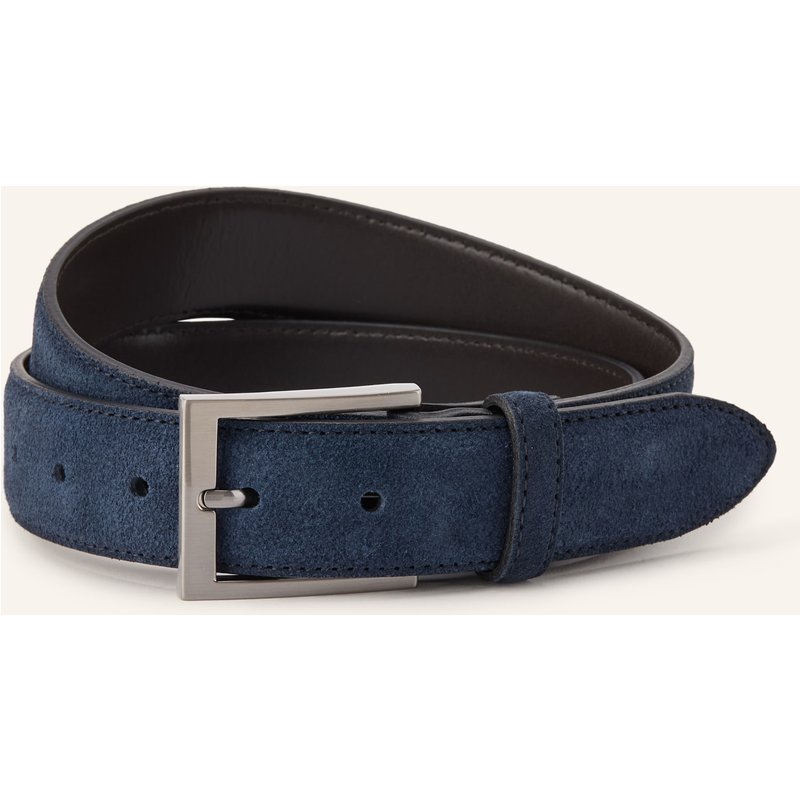Strokesman's Ledergürtel blau