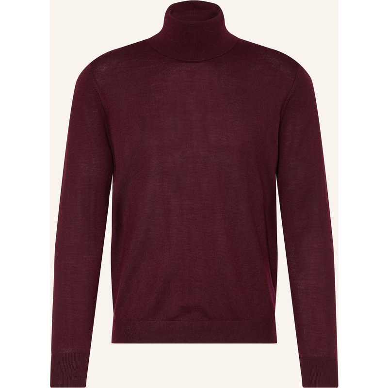 Strokesman's Rollkragenpullover Aus Merinowolle rot