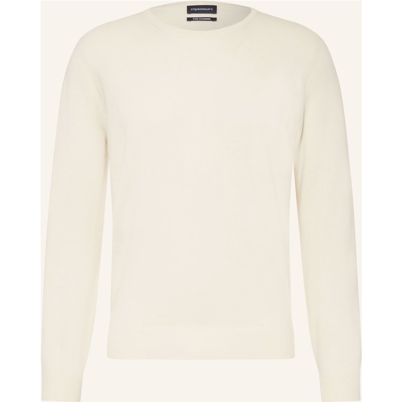 Strokesman's Cashmere-Pullover weiss
