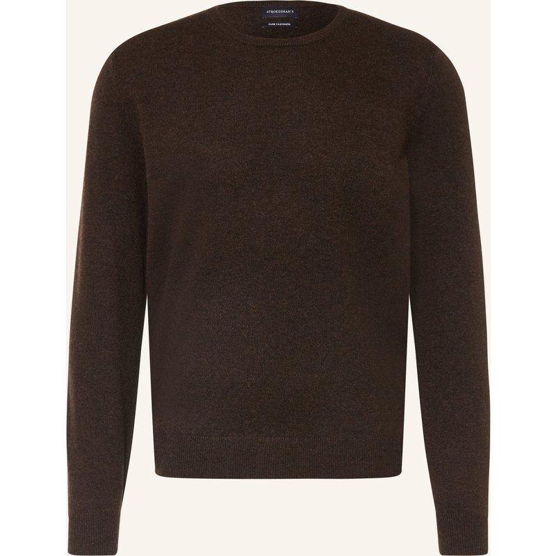 Strokesman's Cashmere-Pullover braun