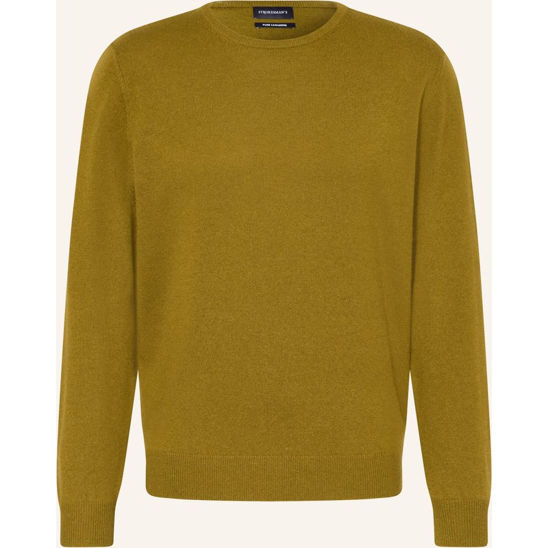 Strokesman's Cashmere-Pullover gruen