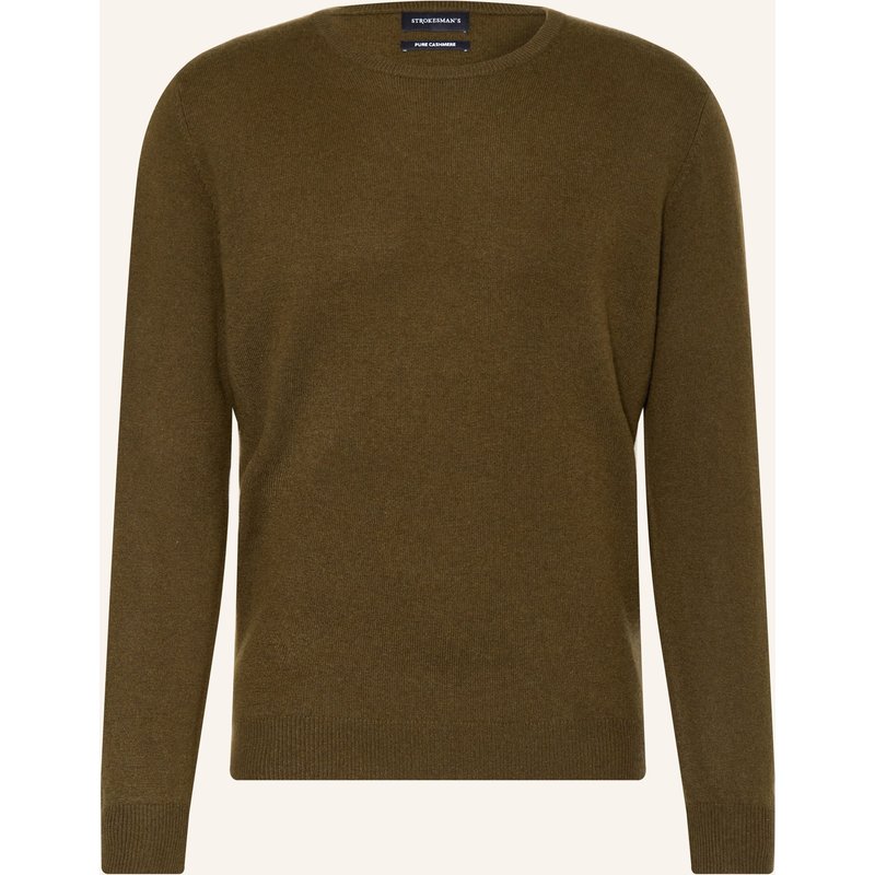 Strokesman's Cashmere-Pullover gruen