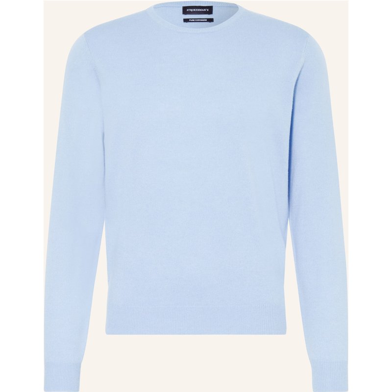 Strokesman's Cashmere-Pullover blau
