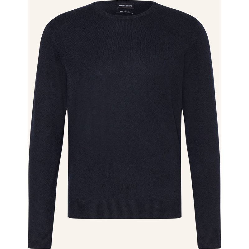 Strokesman's Cashmere-Pullover blau