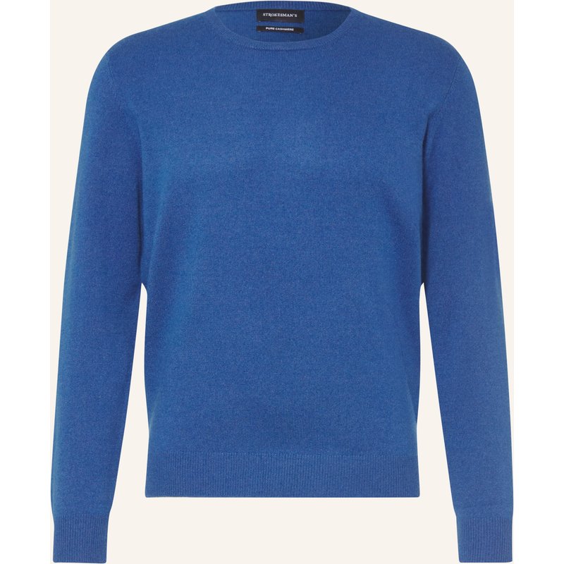 Strokesman's Cashmere-Pullover blau