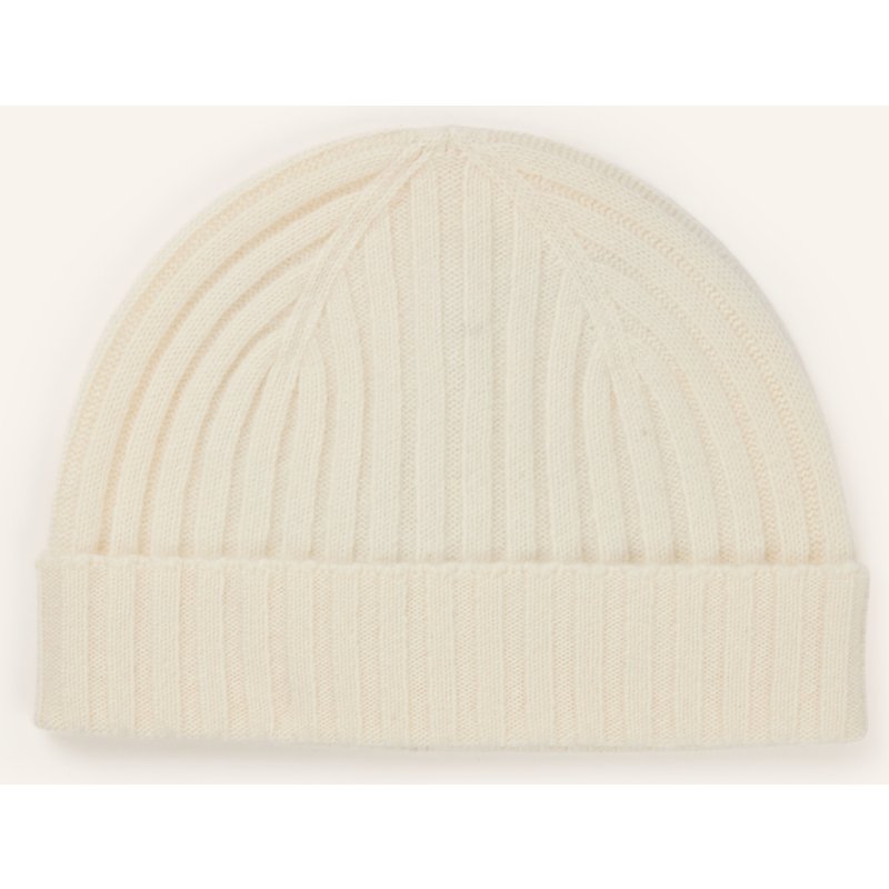 Strokesman's Cashmere-Mütze weiss