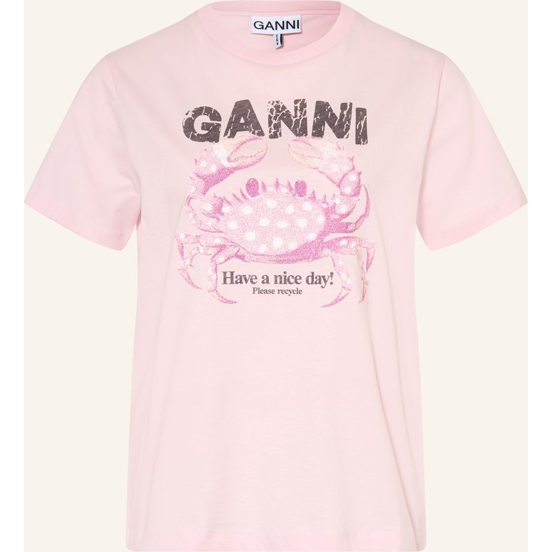 Ganni T-Shirt rosa