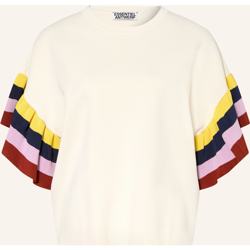 Essentiel Antwerp Strickshirt Januari weiss