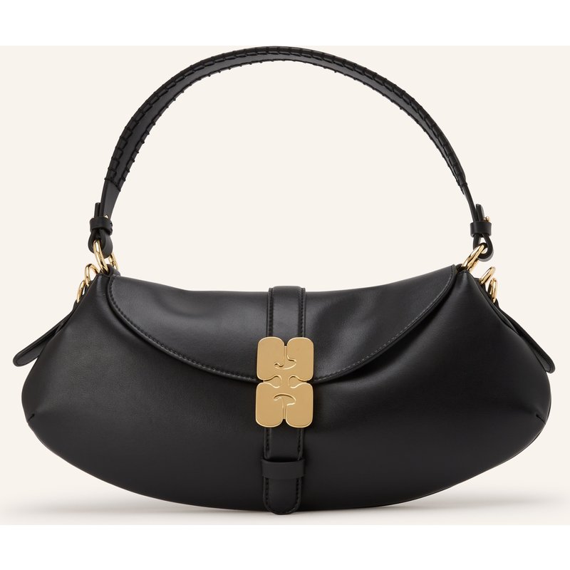 Ganni Handtasche B-Kat schwarz