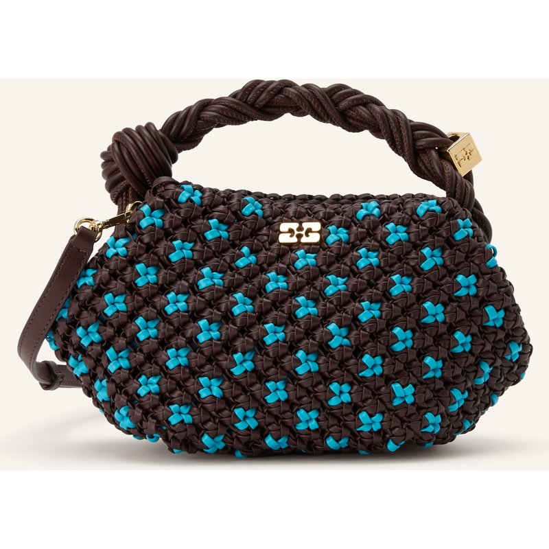 Ganni Handtasche Bou Mini braun