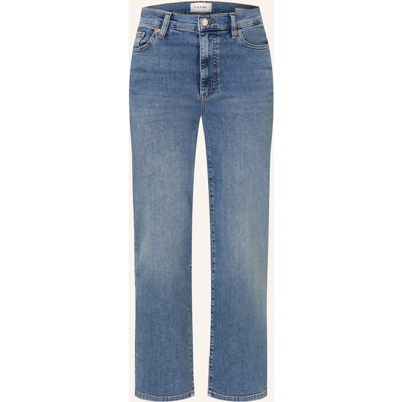Frame Straight Jeans Le Sleek blau