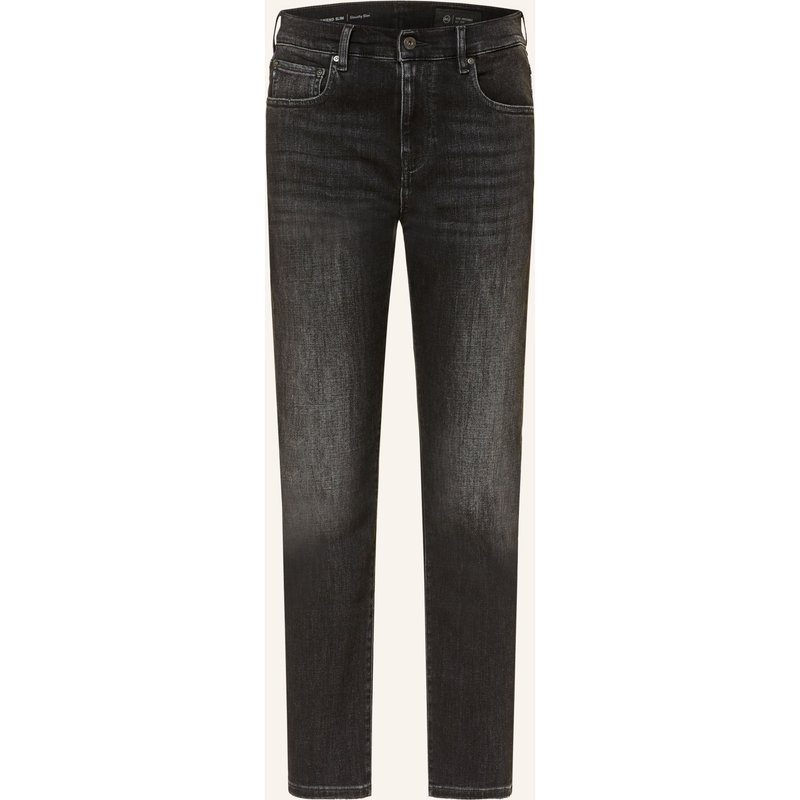 Ag Jeans Cropped Jeans Ex Boyfriend Slim schwarz