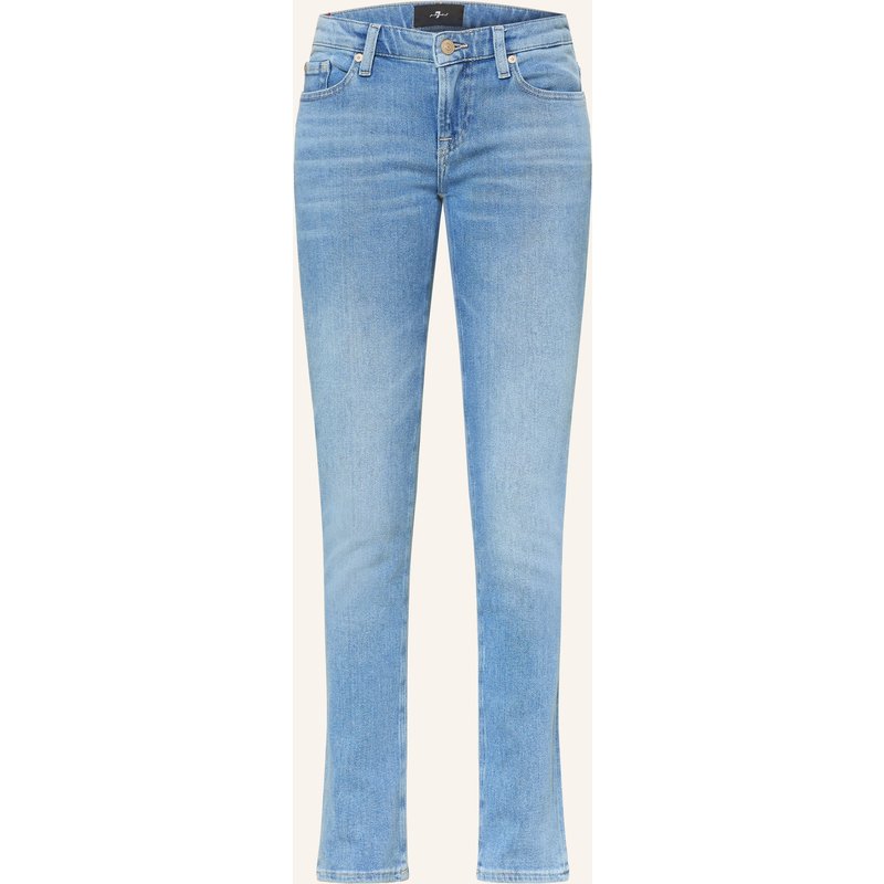 7 For All Mankind Skinny Jeans Low Skinny Slim Illusion blau