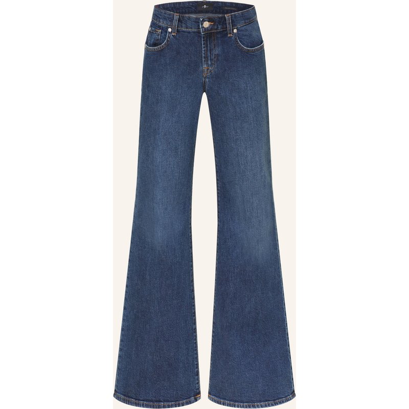 7 For All Mankind Flared Jeans Low Flare blau