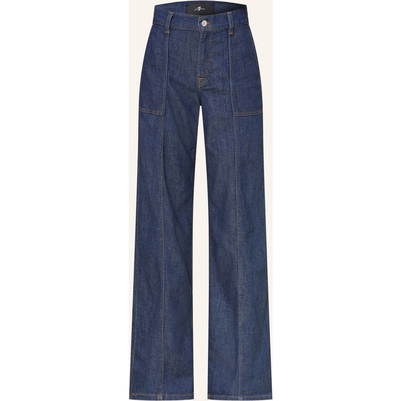 7 For All Mankind Wide Leg Jeans Lotta blau