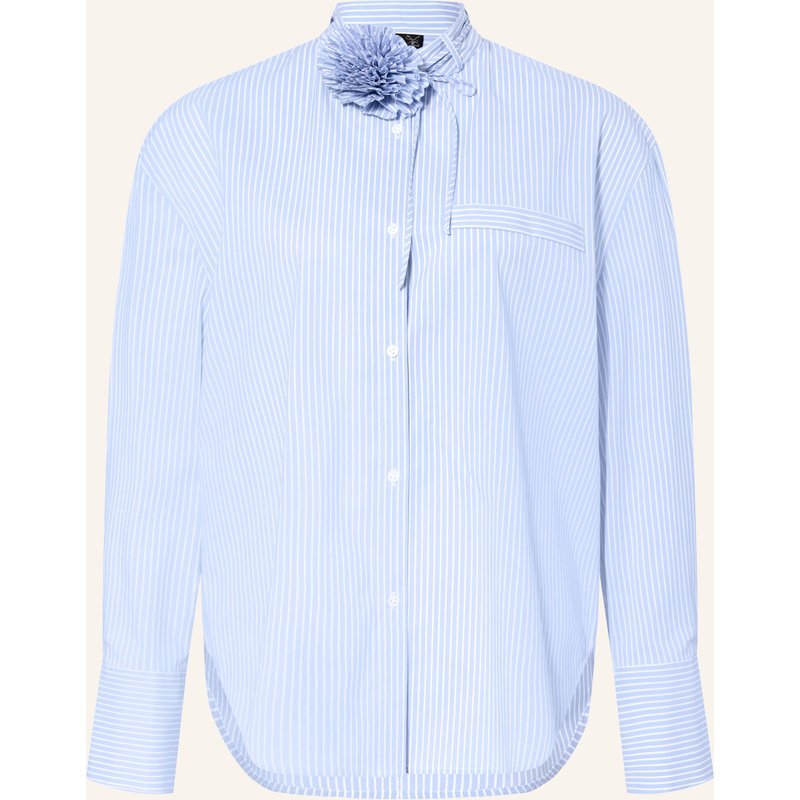 Van Laack Bluse Vl-Bija-Appl blau
