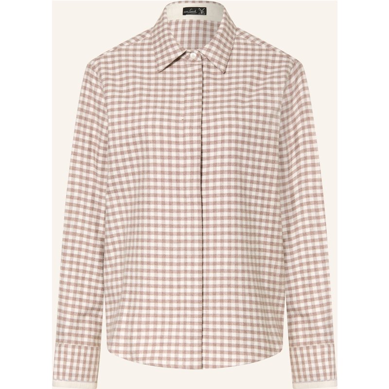 Van Laack Hemdbluse Vl-Azitan-f1spk Aus Flanell beige