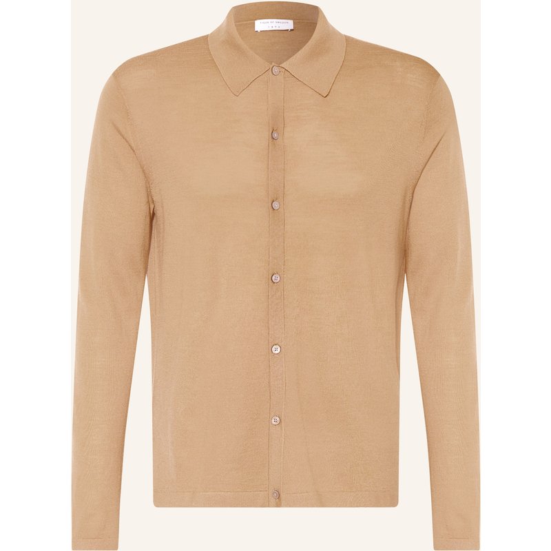 Tiger Of Sweden Hemd Verklin Slim Fit braun