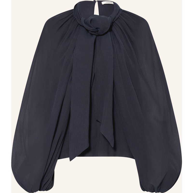 Dorothee Schumacher Blusenshirt Dreamful Volumes Mit Abnehmbarer Schluppe blau